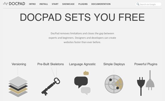 docpad home page